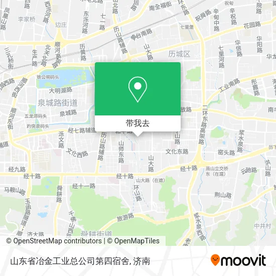山东省冶金工业总公司第四宿舍地图