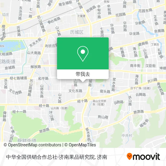 中华全国供销合作总社-济南果品研究院地图