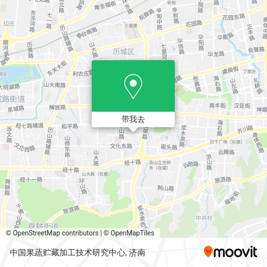 中国果蔬贮藏加工技术研究中心地图