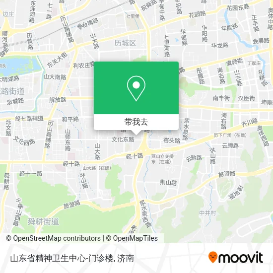 山东省精神卫生中心-门诊楼地图