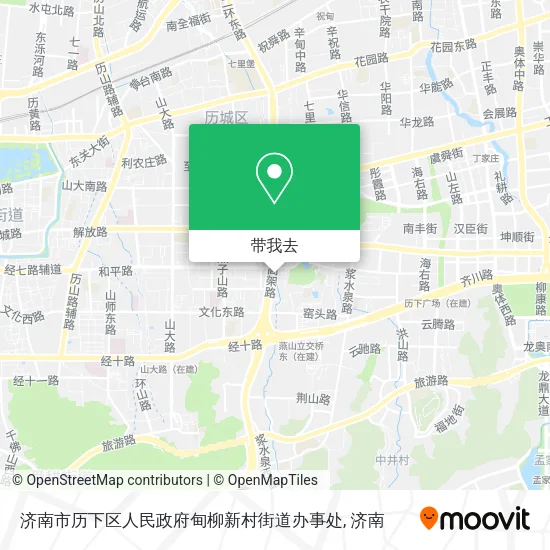 济南市历下区人民政府甸柳新村街道办事处地图