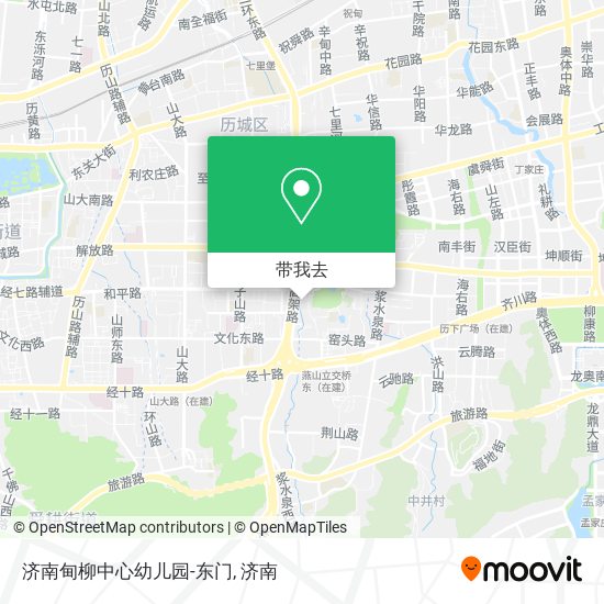 济南甸柳中心幼儿园-东门地图