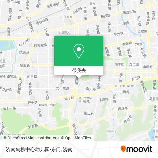 济南甸柳中心幼儿园-东门地图