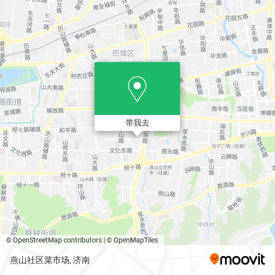 燕山社区菜市场地图