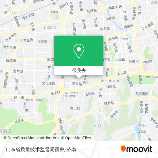 山东省质量技术监督局宿舍地图