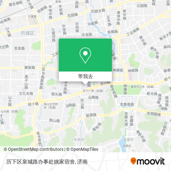 历下区泉城路办事处姚家宿舍地图