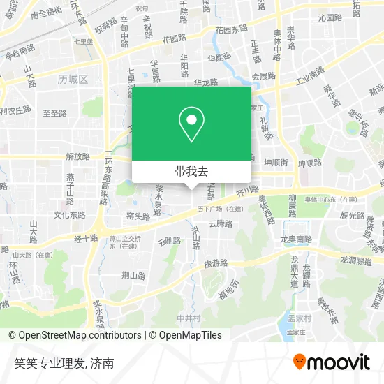笑笑专业理发地图