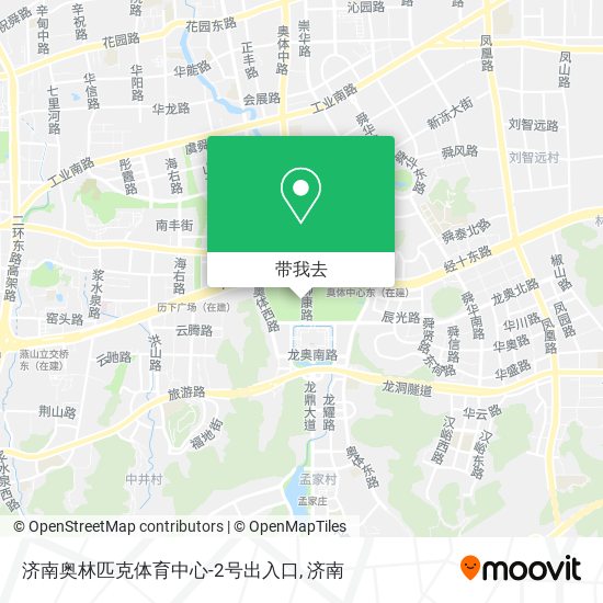 济南奥林匹克体育中心-2号出入口地图