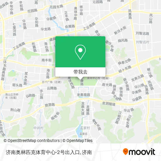 济南奥林匹克体育中心-2号出入口地图