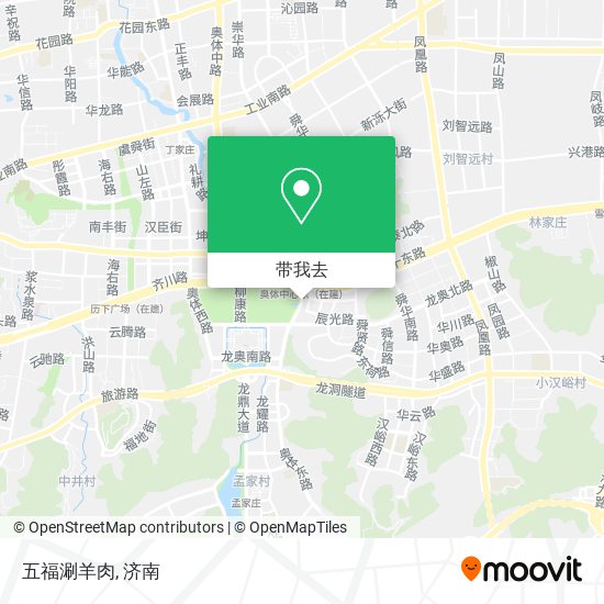 五福涮羊肉地图