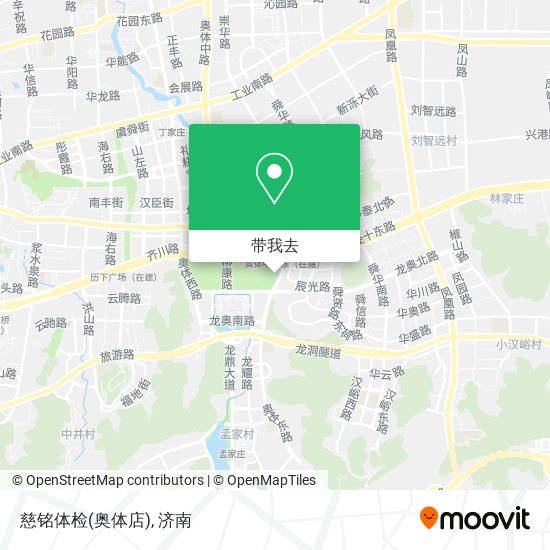 慈铭体检(奥体店)地图