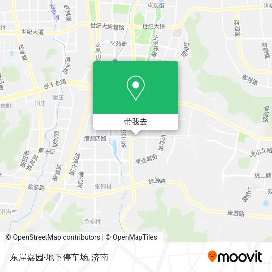 东岸嘉园-地下停车场地图