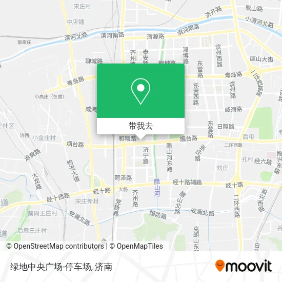 绿地中央广场-停车场地图