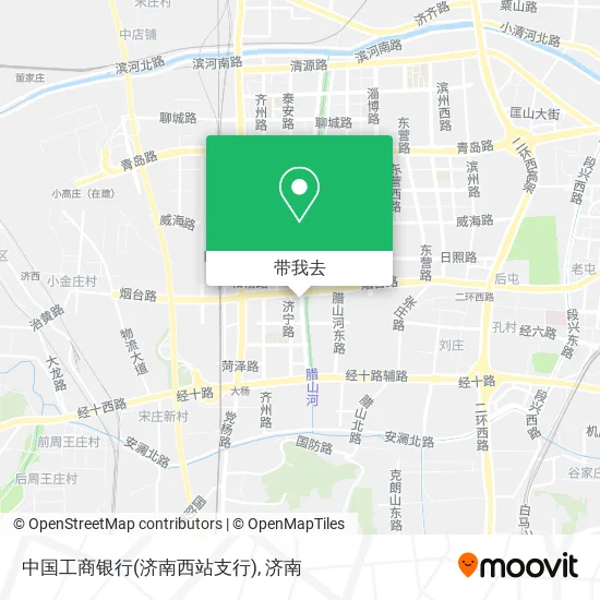 中国工商银行(济南西站支行)地图