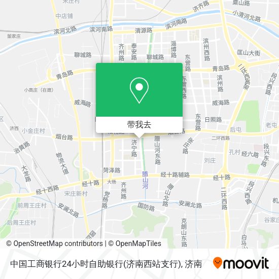 中国工商银行24小时自助银行(济南西站支行)地图