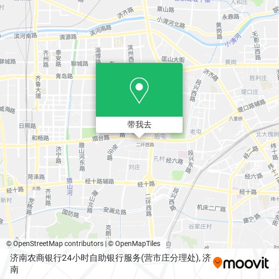 济南农商银行24小时自助银行服务(营市庄分理处)地图