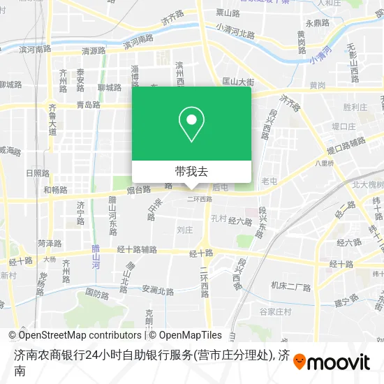 济南农商银行24小时自助银行服务(营市庄分理处)地图