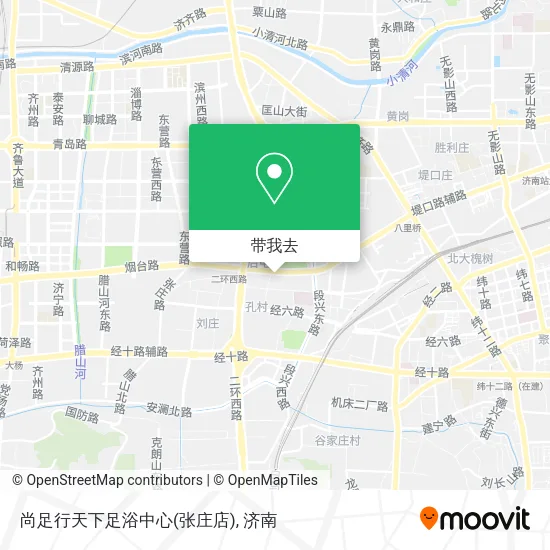 尚足行天下足浴中心(张庄店)地图