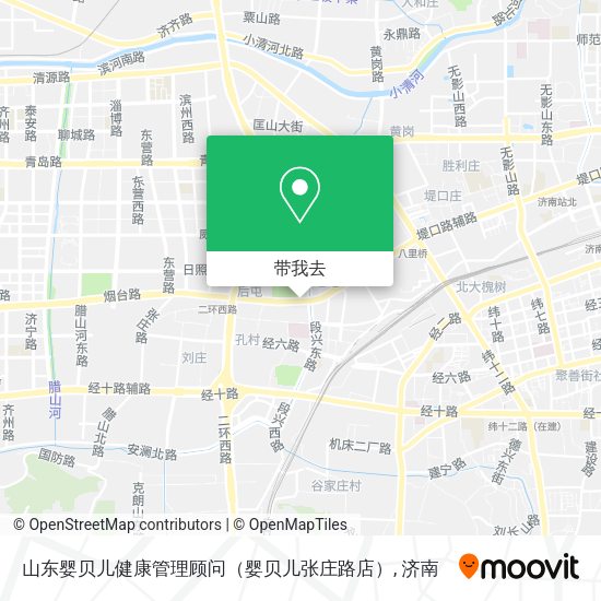 山东婴贝儿健康管理顾问（婴贝儿张庄路店）地图