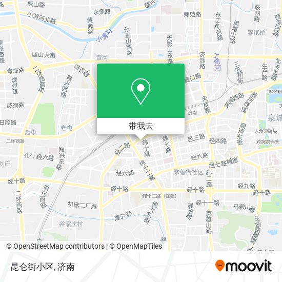 昆仑街小区地图