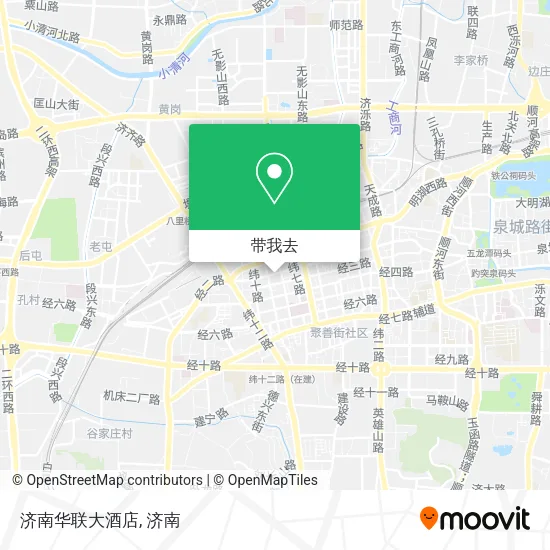 济南华联大酒店地图