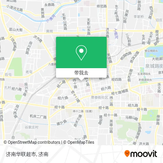 济南华联超市地图