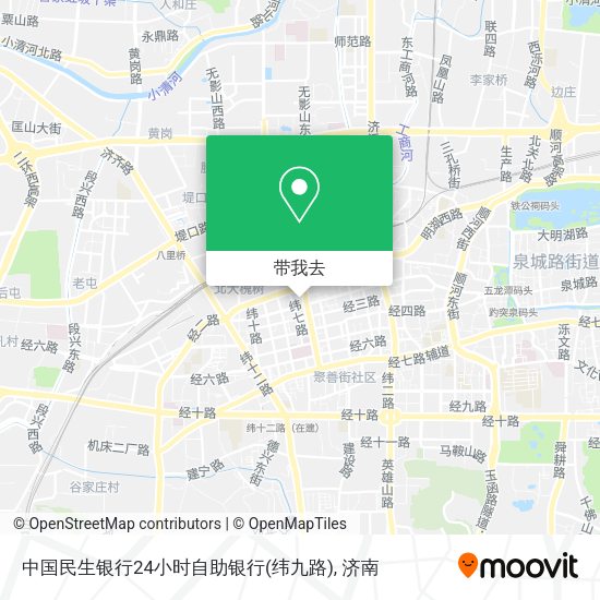 中国民生银行24小时自助银行(纬九路)地图