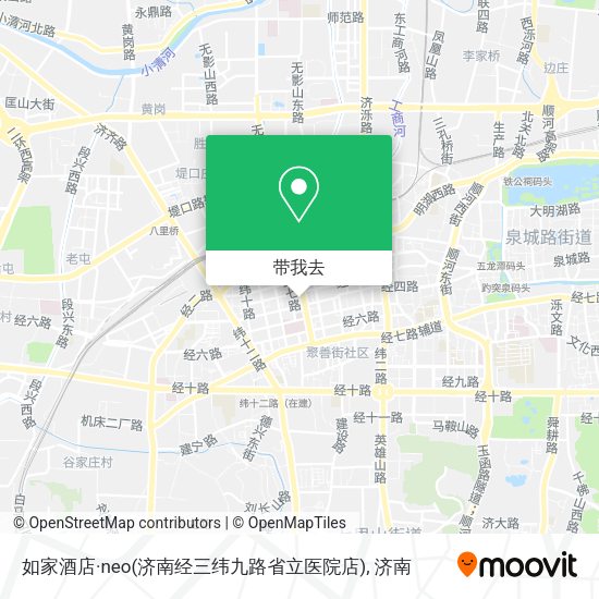 如家酒店·neo(济南经三纬九路省立医院店)地图