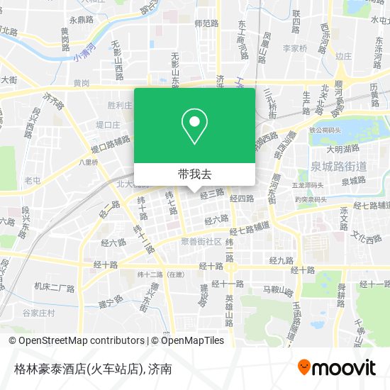 格林豪泰酒店(火车站店)地图