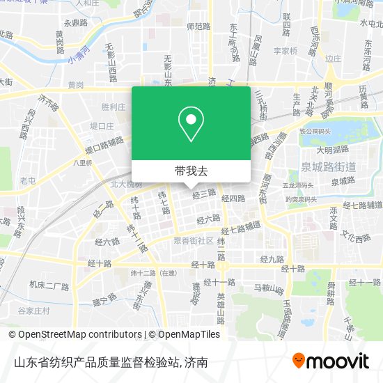 山东省纺织产品质量监督检验站地图