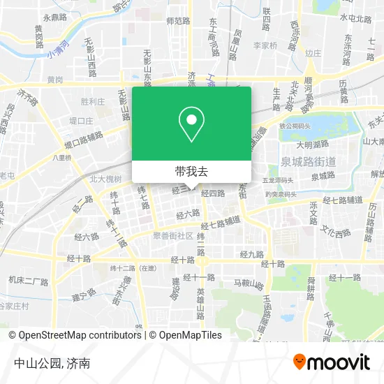 中山公园地图