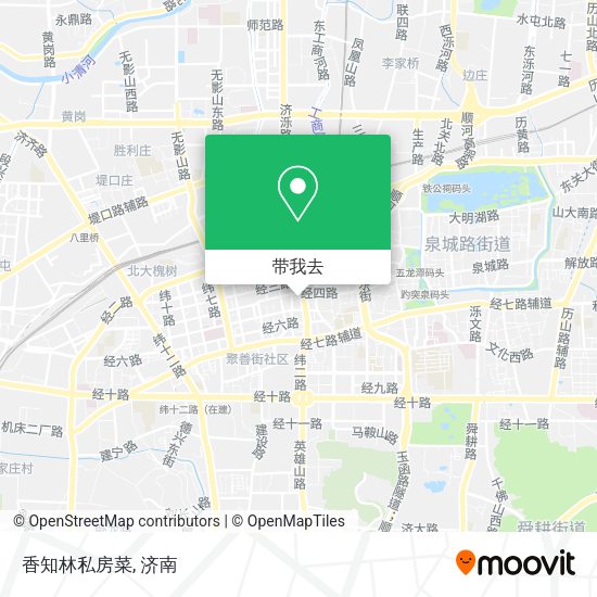 香知林私房菜地图