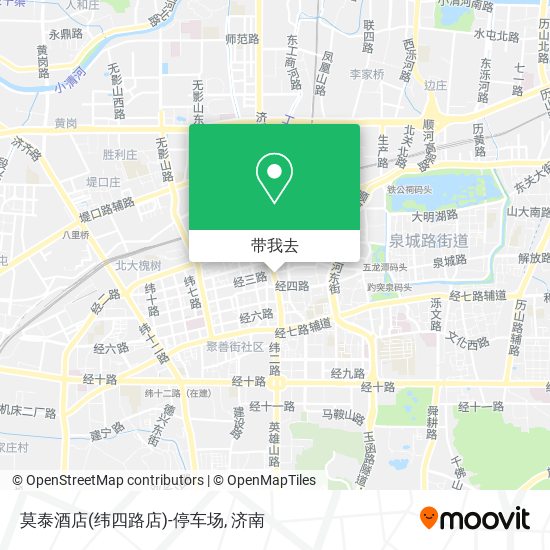 莫泰酒店(纬四路店)-停车场地图