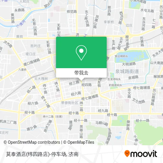 莫泰酒店(纬四路店)-停车场地图
