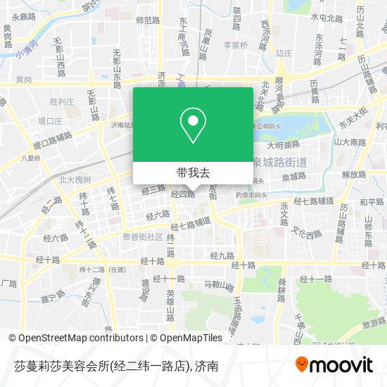 莎蔓莉莎美容会所(经二纬一路店)地图