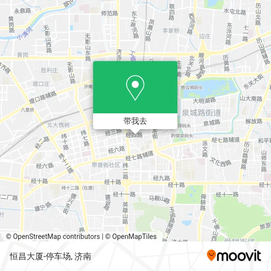 恒昌大厦-停车场地图