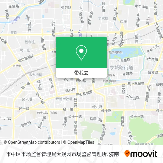 市中区市场监督管理局大观园市场监督管理所地图