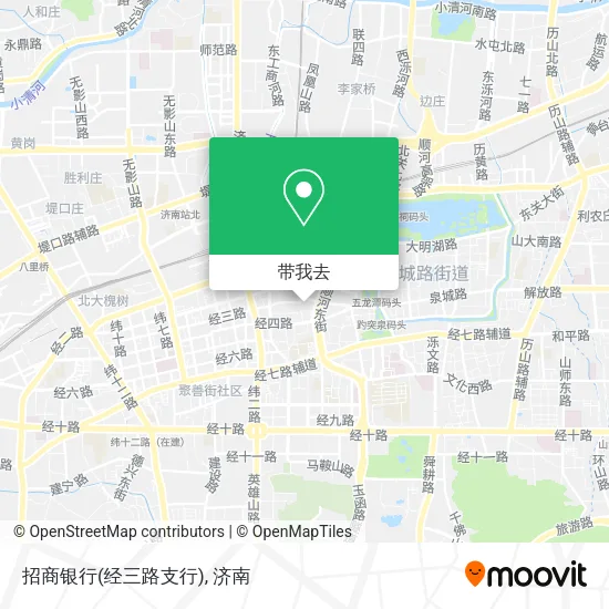 招商银行(经三路支行)地图