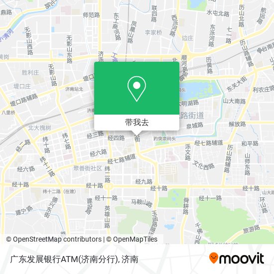 广东发展银行ATM(济南分行)地图