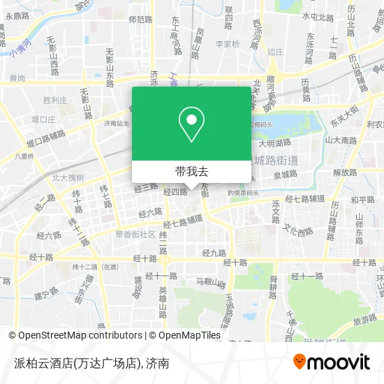 派柏云酒店(万达广场店)地图