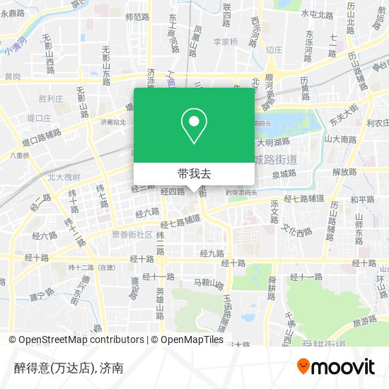 醉得意(万达店)地图
