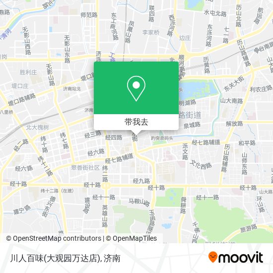 川人百味(大观园万达店)地图