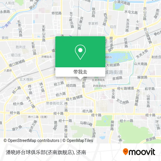 潘晓婷台球俱乐部(济南旗舰店)地图