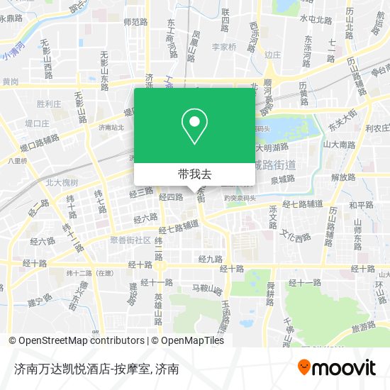 济南万达凯悦酒店-按摩室地图