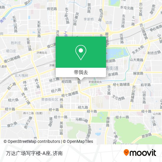 万达广场写字楼-A座地图