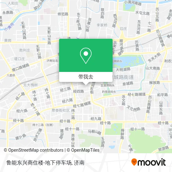 鲁能东兴商住楼-地下停车场地图
