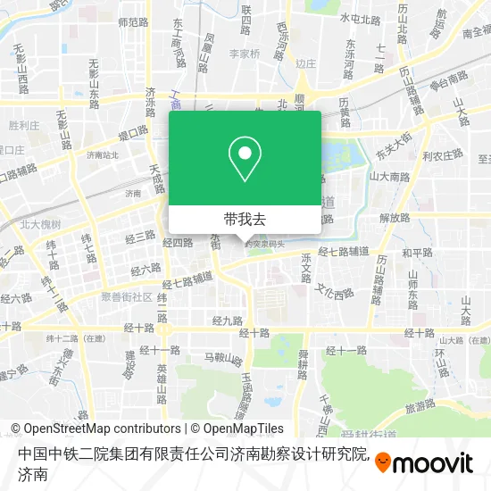中国中铁二院集团有限责任公司济南勘察设计研究院地图