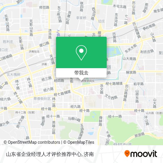 山东省企业经理人才评价推荐中心地图