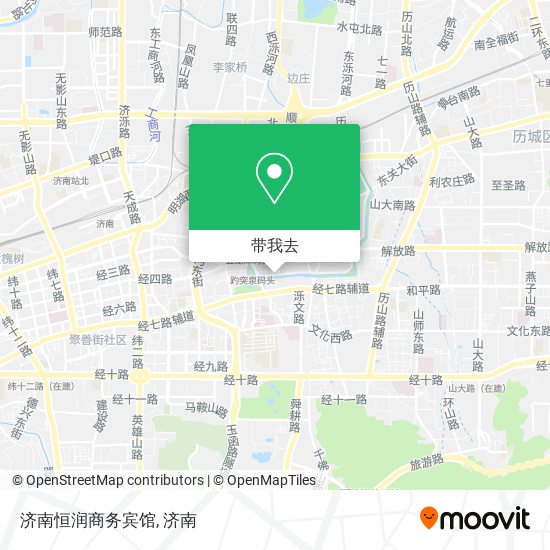 济南恒润商务宾馆地图
