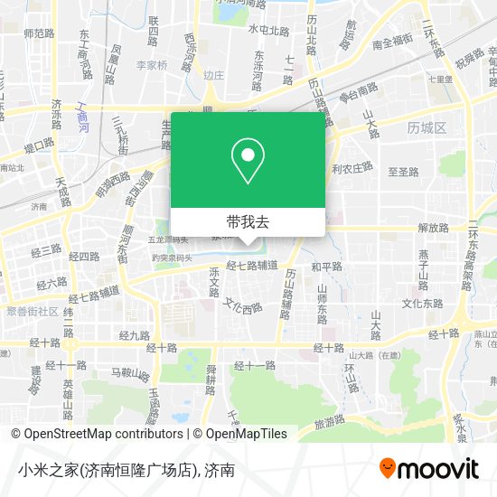 小米之家(济南恒隆广场店)地图